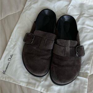 Massimo Dutti Brown Suede women’s Shoes